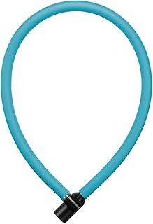 AXA Resolute 6-60 - Cable antirrobo (60 cm, nivel de seguridad 2, incluye soporte), color azul hielo