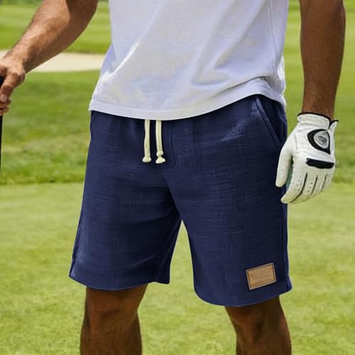 Shorts casuales hombre talla X-Large azul oscuro miniatura 6