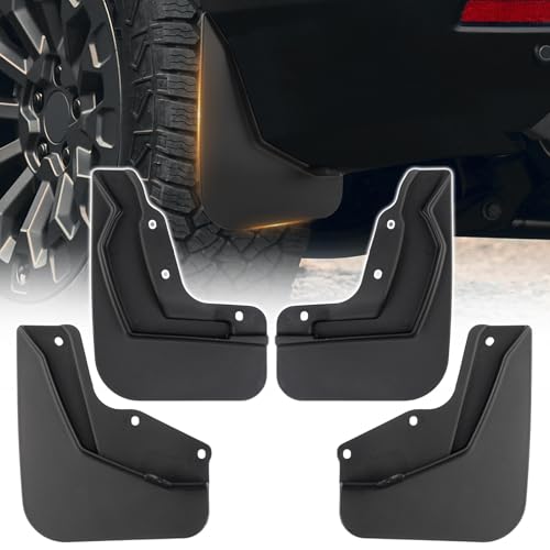 Image of Sunsdrew Mud Flaps for 2026 Honda Passport Mudguards Accessories All-Weather Passport Mud Flaps Splash Guards No-Drill Front and Rear-Black,4 Pc