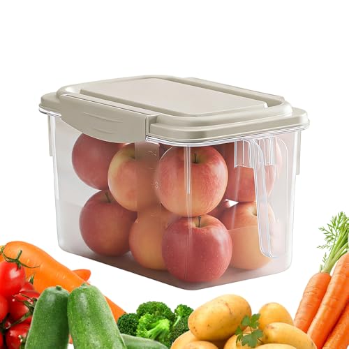 Genérico Envases Para Almacenar Alimentos De | Conservadora de Verduras 4,5 L,Conservador de Frutas Apilable | para Hogar Oficina Comida Camping Apartamento Restaurante Picnic Autocaravana