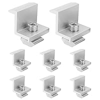 6x Solarpanel Halterung Endklemmen 30mm - Alu