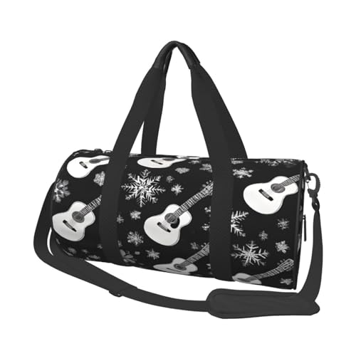 Sac de voyage rond guitare idéal pour le sport et les week-ends