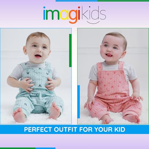 Disney Minnie Mouse Mickey Mouse Winnie the Pooh Baby Girls Bodysuit and Overall Outfit Set Newborn to Infant3