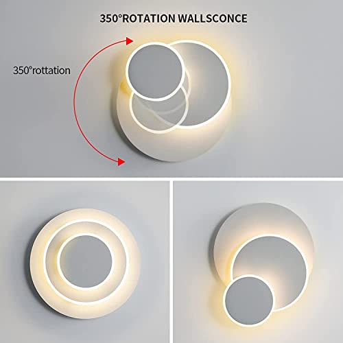 Aplique de pared Eclipse de luz cálida 3000K para transformar la atmósfera de tu sala de estar 2