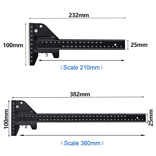 Calibrador digital de alta precisión aluminio 210 mm miniatura 4