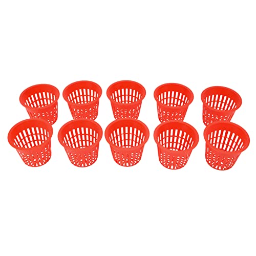 Fdit Coppa a rete per piantare, cesto di coltivazione riutilizzabile in plastica per balcone