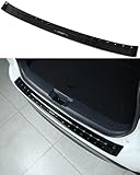Birbenben Fit for 2020-2026 Toyota Highlander Bumper Topper, Rear Bumper Protector Guard Cover Trunk Outside Door Sill Protector Cover for Highlander Hybrid 2021 2022 2023 2024 2025, Black