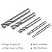 BUYGOO 5 pcs Torno Caña Recta HSS Cortador Broca de Extremo Carburo...