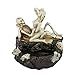 Cendrier Squelette Sexy Femme Nue Cendrier Crâne Horreur Halloween Cendrier Maison Bar pour Fumeurs Cendrier Créatif en Résine Fun Goût Accessoire Fumoir Décoration Jardin Bureau Chambre Salon Balcon