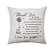 Poszewka na poduszkę na sofę 'I Love You Mum' prezenty od córki, prezenty od syna do mamy, podziękowania za prezent od Twojego serca poszewka na poduszkę poszewki na poduszki dla kobiet prezent na Dzień Matki