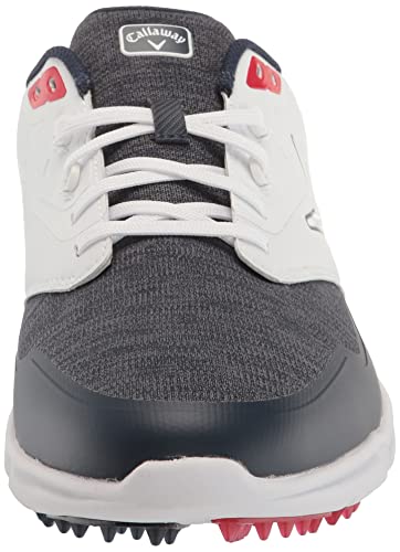 Callaway Men's Coronado V3 Sl Golf Shoe, Blue/White/Red, 102