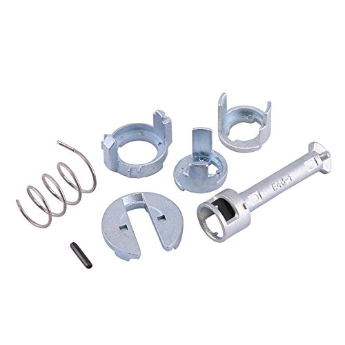 Image of Qiilu lock cylinder repair kit door lock for 04 for BMW 330ci - Car Front Door Lock Repair Kit, Left Right Door Lock Cylinder Repair Kit Replacement Parts Fit for BMW E46 3 Series 1998-2005