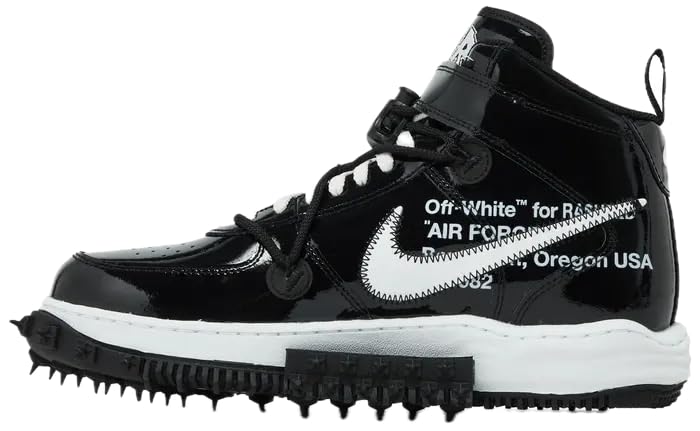 Nike Men's Off-White x Air Force 1 Mid SP Leather 'Sheed' (DR0500-001) - Size 8.53
