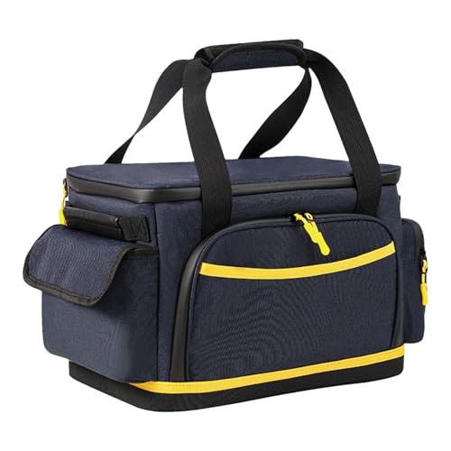 Case de stockage de centrales portables et câbles Teksome multi-poche