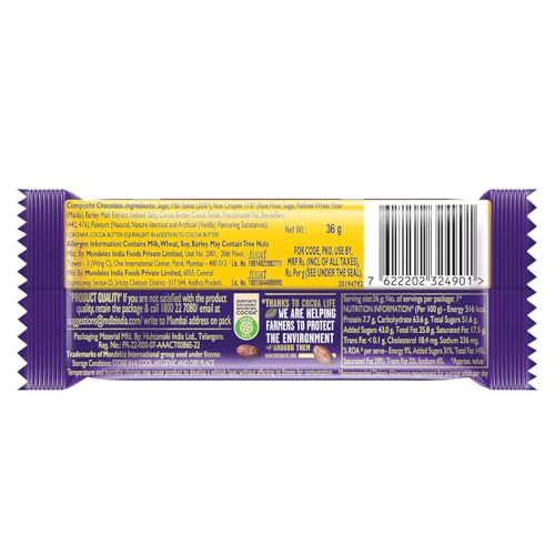 Cadbury Dairy Milk Crackle Chocolate Bar, 36 gms (Pack Of 10) - Image 3
