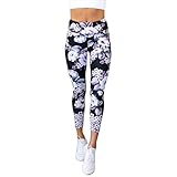 Geeignet für diverse Sportarten: Perfekt für Yoga, Training, Fitness, Aktivität der Training, iedal für die tägliche Verwendung .Damen Leggings hoher Bund lange Hose Leggins lang Baumwolle Wäsche