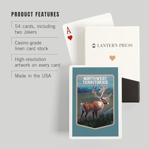 Lantern Press Northwest Territories, Naipes Póker 52 cartas miniatura 3