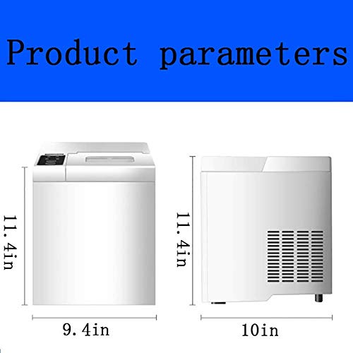 MHGD Eiswürfelbereiter Automatische tragbare Eiswürfelmaschine, Macht 26 lbs Eis/24 h Restaurants Bars Häuser Büros… – Bild 8