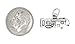LGU Sterling Silver Oxidized 3D Hitched RV 5th Wheel Camper Travel Trailer Charm