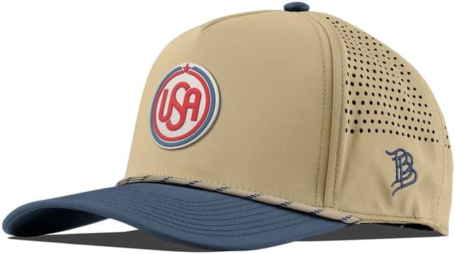 Branded Bills USA Icon 5 Panel Rope, Lightweight, Comfortable Baseball Cap