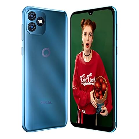 OSCAL Handy Ohne Vertrag, 4G Android Smartphone Günstig mit 6.1" HD+ Display, 32GB Speicher 128GB TF/SD Erweitern Cover