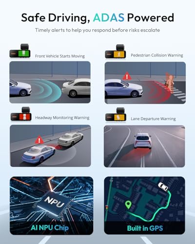 BOTSLAB G980H 4K STARVIS Dash Cam Front and Rear, 64GB Card[2026 Upgraded] - image 8