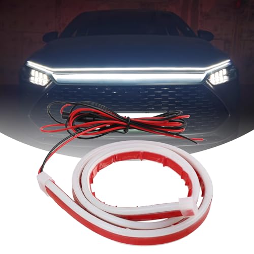 LED Strip Lights for Car Exterior 150 Cm,ED Strip Lights for Car Exterior Decorative Strip, Luz Decorativa Para Capó, Luz Diurna Universal 10-16V, Impermeable IP65, Adecuada Para Coche, Camión, SUV LED Strip Lights for Car Exterior 150 Cm,ED Strip Lights for Car Exterior Decorative Strip, Luz Decorativa Para Capó, Luz Diurna Universal 10-16V, Impermeable IP65, Adecuada Para Coche, Camión, SUV