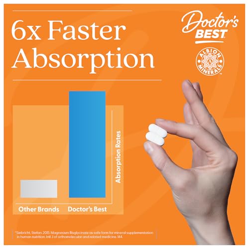 Doctor's Best, High Absorption Magnesium, 100% Chelated, 240 Tablets