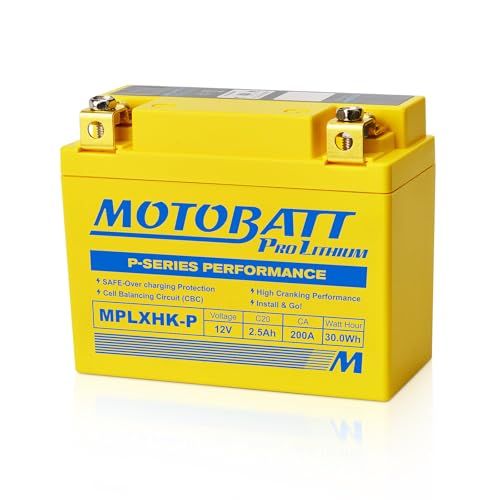 Motobatt Pro Lithium Motorcycle Battery MPLXHK-P 12V 2.5AH