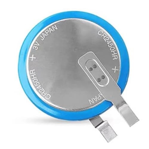 PULADU 4pcs CR2450HR for TPMS Auto Car Tire Pressure Detector Battery 3V Lith Battery Made in Japan