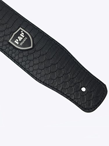 Serpentine Adjustable Length Guitar Strap, Pu Leather Strap For Electric Guitar, Acoustic Guitar And Bass #TOP1