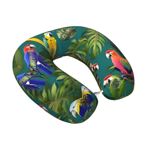 Almohada de viaje ergonómica de espuma viscoelástica negra miniatura 2