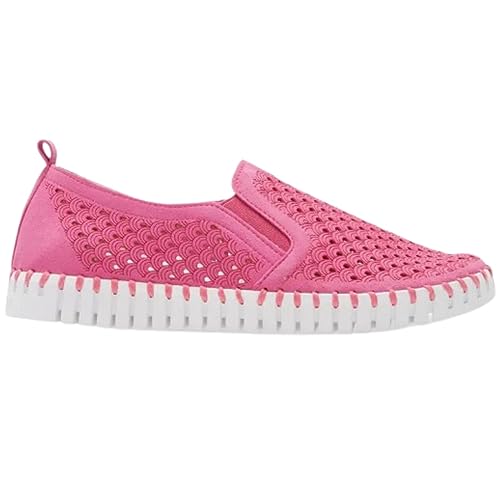 Image of Ilse Jacobsen HORNBAEK Women's Tulip Slip-On Flat | Elastic Side Panels | Lightweight Flexible Comfort.