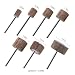 LESHOW 14 Pcs 90mm Extra Long Abrasive Flap Wheels Sander with 1/4'' Extended Shank for Drill Grinder Rotary Tools 16/20/25/30/35/40/50mm
