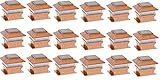 RELIGHTABLE Solar Square Outdoor Post Cap Deck Lights for 4x4 (Copper) (18-Pack)