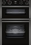 NEFF, N50, U1ACE2AG3B, 60cm Built-in Double Oven with CircoTherm, Easy Clean and LCD display in Graphite-Grey