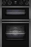 NEFF, N50, U1ACE2AG3B, 60cm Built-in Double Oven with CircoTherm, Easy Clean and LCD display in Graphite-Grey