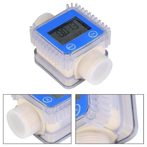 Débitmètre de carburant K24 jauge de débit huile eau écran LCD installation verticale - 4