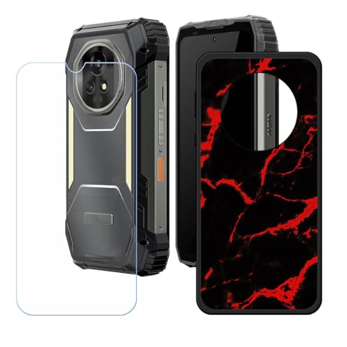 BMPNLSZ �K�p Blackview Xplore 2�p+HD�����K���X�ɓK�����ėpTPU�P�[�X�A�V���J�Q���P�[�X�o���p�[�ی�o�b�N�P�[�X-Blackview Xplore 2�p�ɓK����9�d�x�X�N���C�u�h�~�X�N���[���v���e�N�^(6,73") - LH3