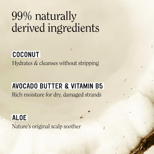Image of California Naturals Classic Clean Vanilla Bloom Shampoo Conditioner Set, Natural, Vegan, Cruelty, Silicone, Paraben, and Sulfate Free, All Hair Types, 20 Fl Oz