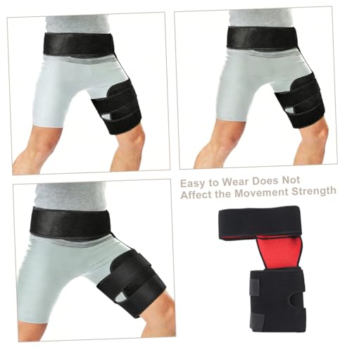 Faja compresiva para cadera y muslo, ajustable, soporte protector miniatura 4