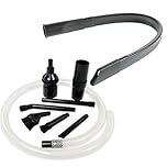 Spares2go PC Desk Car Valet Mini Micro Attachment Kit + Flexible Crevice Tool for Numatic Henry Hetty Vacuum Cleaner (32mm)