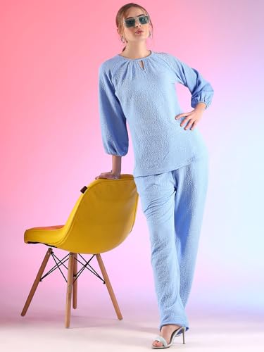 Image of Westhood Women's Polyester Bodycon Mini Co Ords Set
