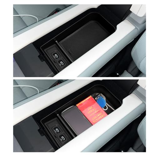 Compartiment de rangement Polestar 4 finition premium et ajustement exact