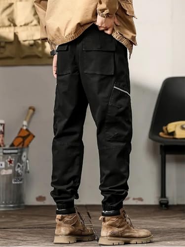 Image of Lymio Cargo for Men || Cotton Cargo Pant || Drawstring Waist Pant (Also Available in Plus Sizes) (89-92)