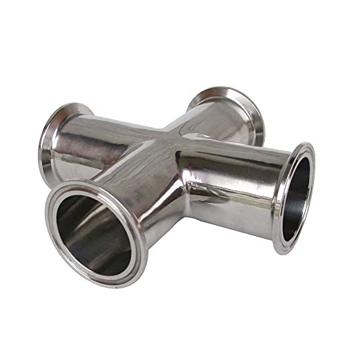 Cruz Tri Clamp Sanitaria 1.5 Pulgadas SS304 de Alta Calidad