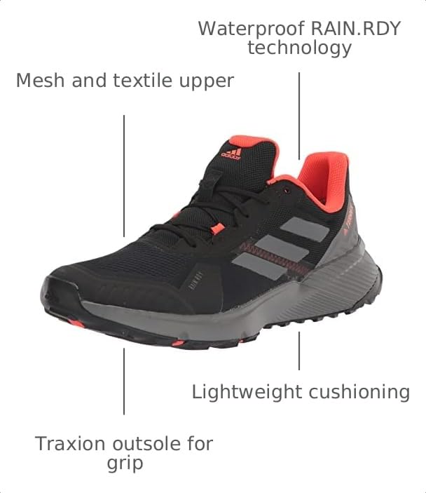 Image of Adidas Mens Terrex Soulstride Rain.rdy Trail RunningSneaker