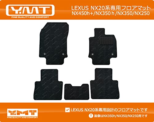 Amazon | YMT レクサス 20系NX NX350h フロアマット ブラック×レッド 