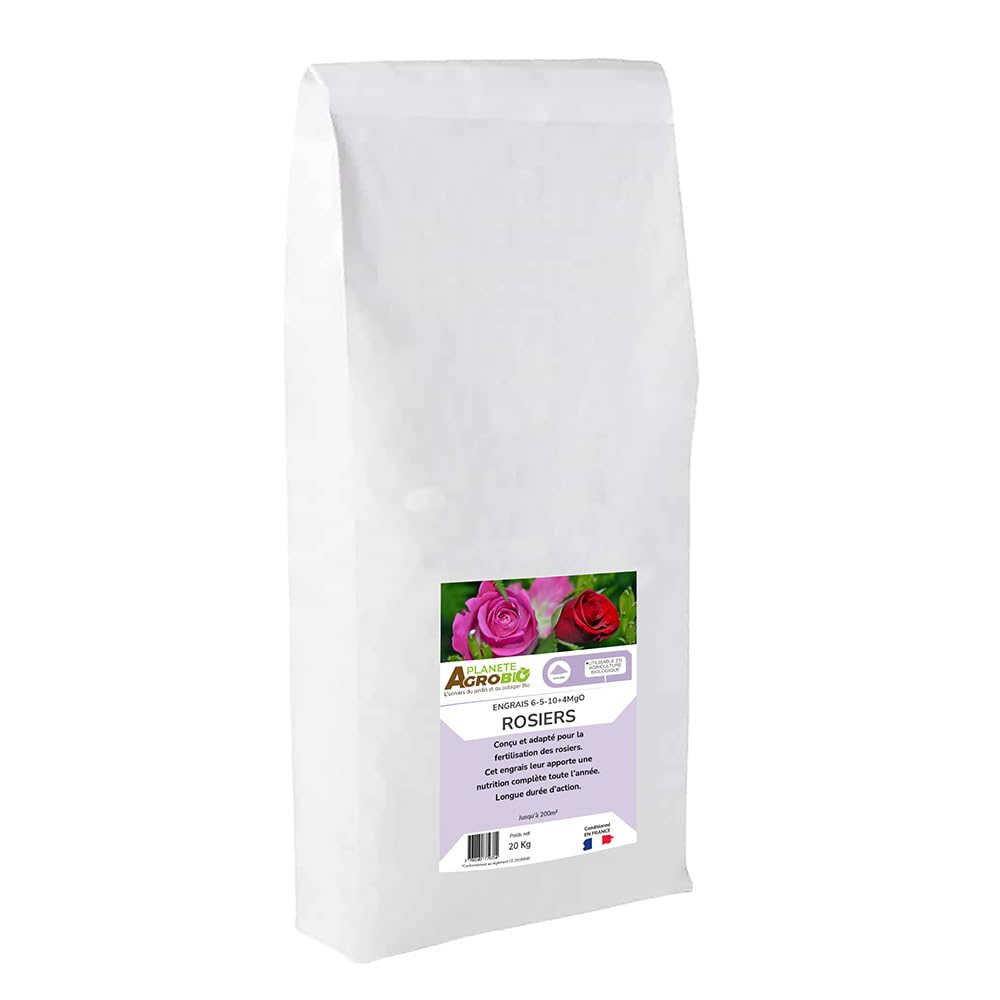Engrais micro granulés 6-5-10 rosiers 20 Kg