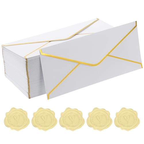 PATIKIL �S�[ ���h�{�[�_�[�t��4 1/8 x 9 1/2�C���`�����A100�p�b�NV�t���b�v���҃r�W�l�X���[�����O�����A�I�t�B�X�E�F�f�B���O�J�[�h�M�t�g�ʐ^���Ɨp�S�[ ���h�X�e�b�J�[�t���A�z���C�g